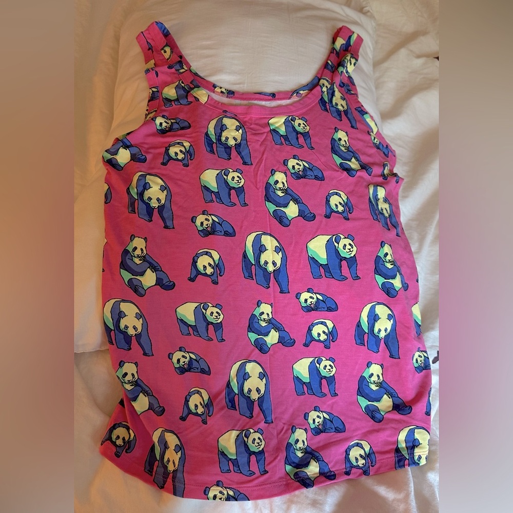 MeUndies panda tank top size Large